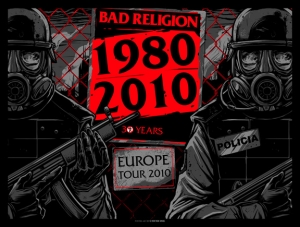 BAD RELIGION 2010 EUROPE TOUR by Munk One