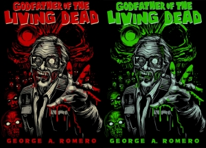 NIGHT OF THE LIVING DEAD 2010 ROMERO Print by MUNK ONE