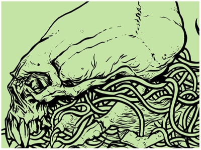 PARASITIC 2009 Art Print by Munk One