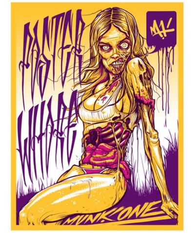 POSTERWHORE 2010 Art Print by Munk One