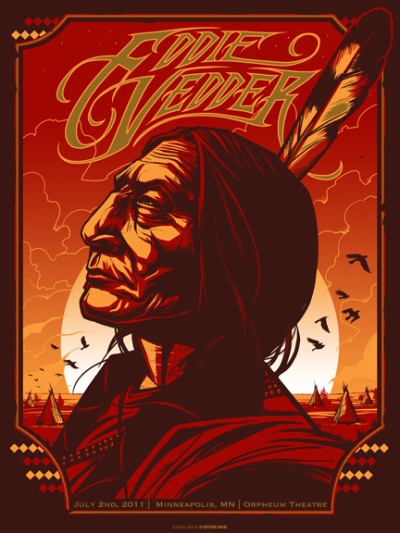 Eddie Vedder 2011 MINNEAPOLIS by MUNK ONE