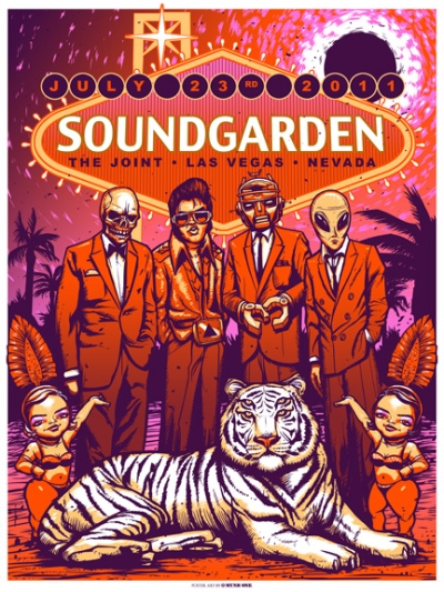 SOUNDGARDEN 2011 LAS VEGAS by MUNK ONE