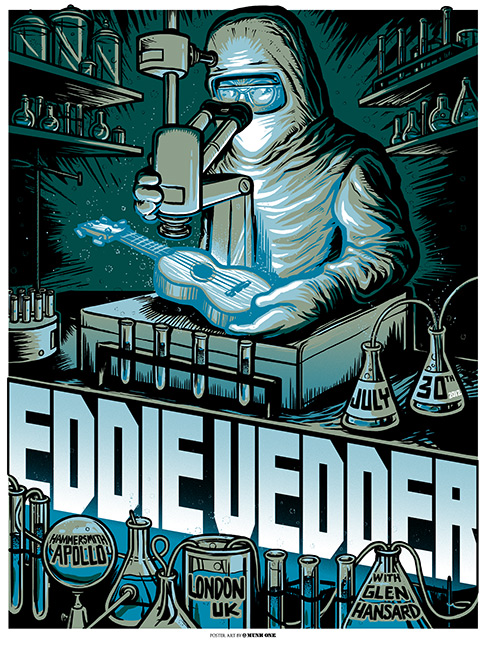 Eddie Vedder 2012 LONDON Variant by MUNK_ONE