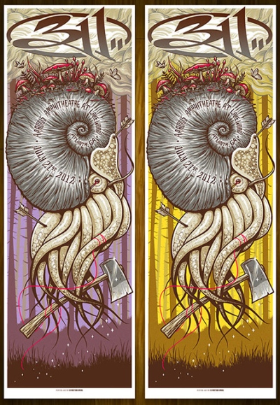 311 2012 ATLANTA Print and Variant by Munk One