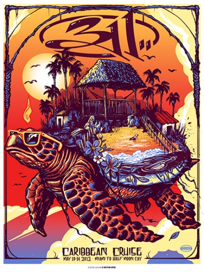 311 2012 CRUISE print by Munk One