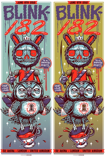 Blink-182 2012 LONDON by Munk One