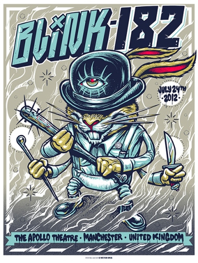 Blink-182 2012 MANCHESTER variant by Munk One