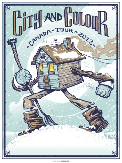 City And Colour 2012 CANADA TOUR by Munk One