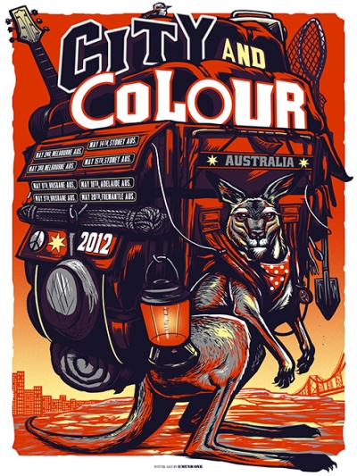 CityandColour 2012 AUSTRALIA by MUNK ONE
