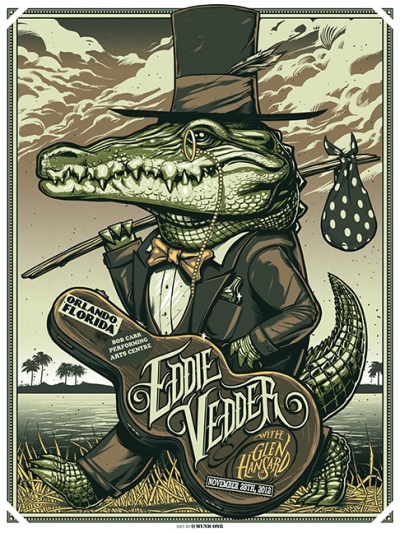 Eddie Vedder 2012 ORLANDO by Munk One