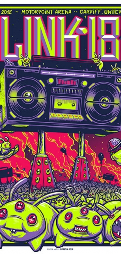Blink-182 2012 CARDIFF Variant by Munk One
