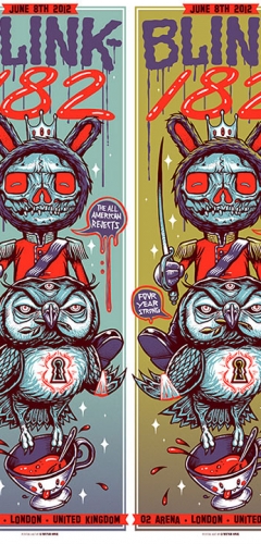 Blink-182 2012 LONDON by Munk One