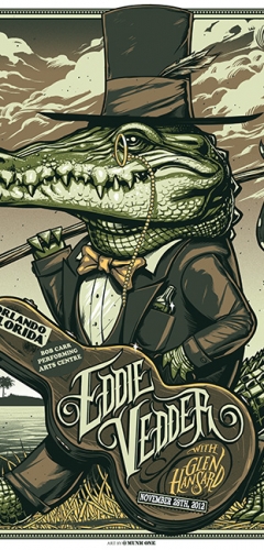 Eddie Vedder 2012 ORLANDO by Munk One