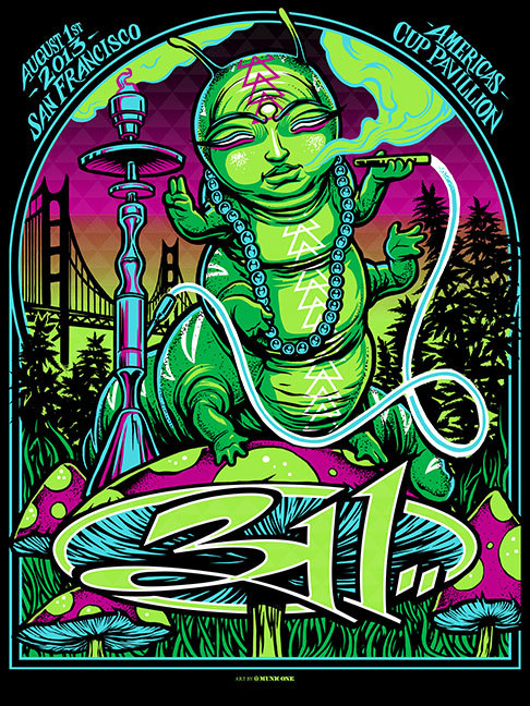 311 2013 SAN FRANCISCO POSTER by MUNK One