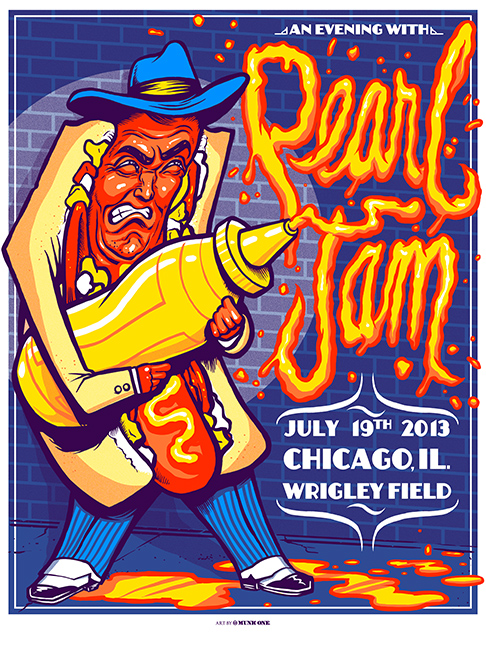 Pearl Jam 2013 CHICAGO by Munk One