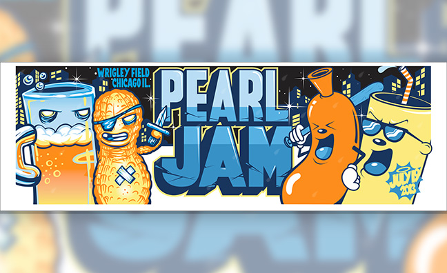 Pearl Jam 2013 WRIGLEY Munk One and Dabs Myla Collaboration