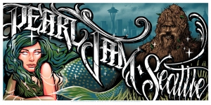 Pearl Jam 2013 SEATTLE Maxx242 Munk One and Jeff Soto Collaboration