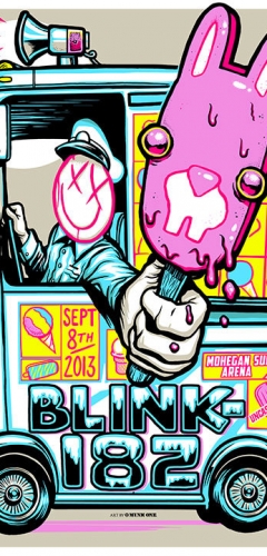 Blink-182 2013 UNCASVILLE by Munk One