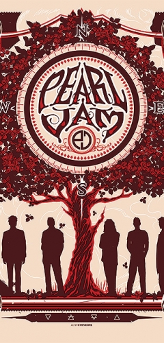 Pearl Jam 2013 10 Club POSTER by MUNK_ONE