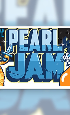 Pearl Jam 2013 WRIGLEY Munk One and Dabs Myla Collaboration