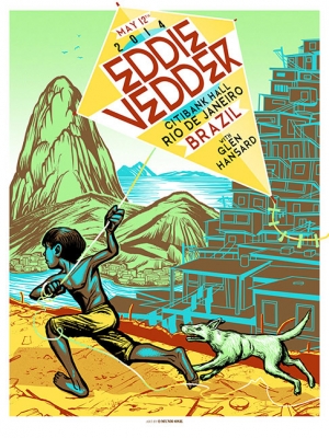 Eddie Vedder 2014 RIO DE JANEIRO by Munk One