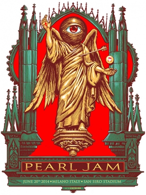 Pearl Jam 2014 MILANO by MUNK_ONE