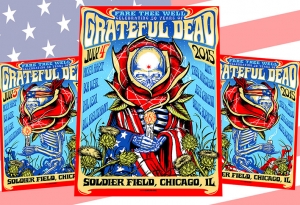 GRATEFUL DEAD 2015 FAREWELL TOUR Print Set by Munk One