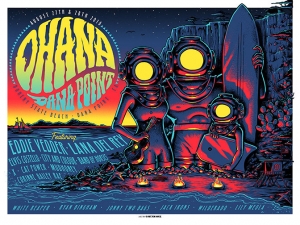 Eddie Vedder 2016 OHANA_print by Munk One