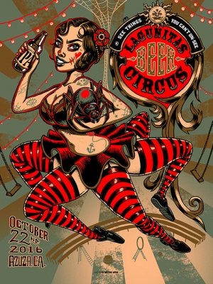 LAGUNITAS 2016 BEER CIRCUS print by Munk One