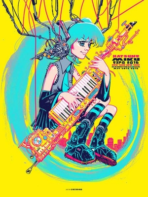 MIKU 2016 NEW YORK print by Munk One