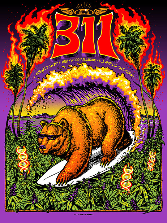 311 LOS ANGELES 2017 by Munk One