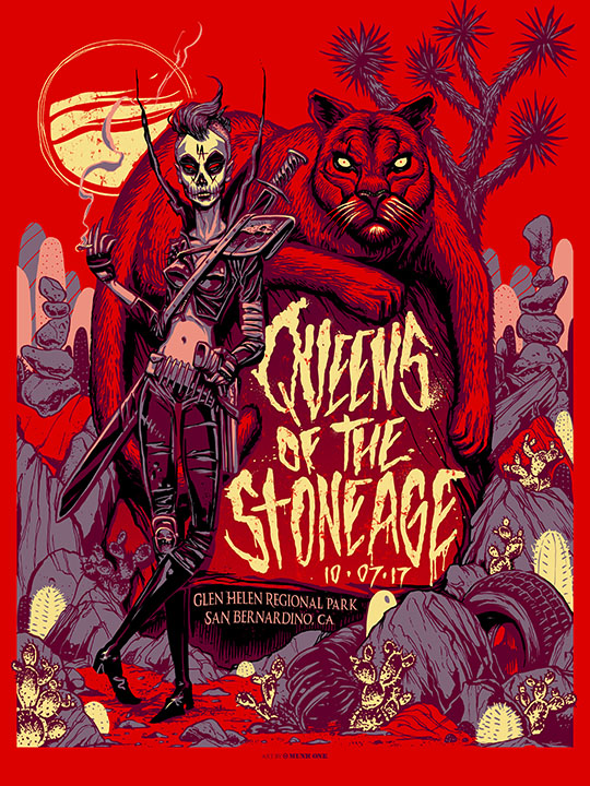 Queens of the stone age 2017 by Munk One