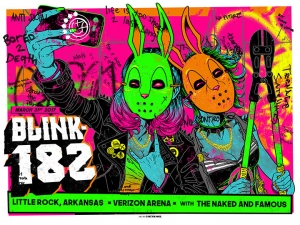 Blink-182 Arkansas 2017 by Munk One