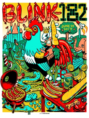 Blink-182 Berlin 2017 by Munk One