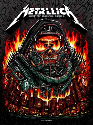 Metallica Chicago 2017 by Munk One