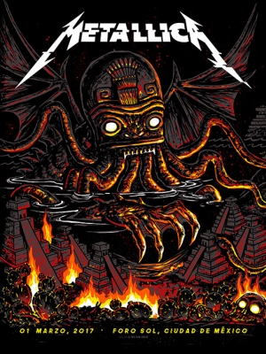 Metallica Mexico 2017 N1 by Munk One