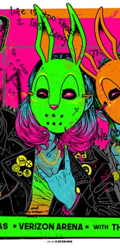 Blink-182 Arkansas 2017 by Munk One