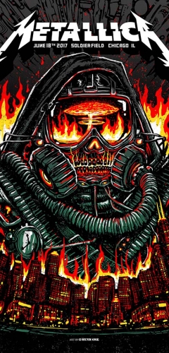 Metallica Chicago 2017 by Munk One