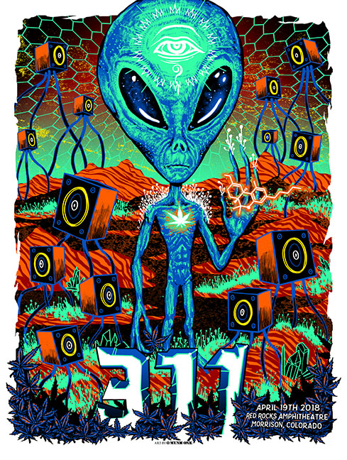 311 Red Rocks 2018 by Munk One