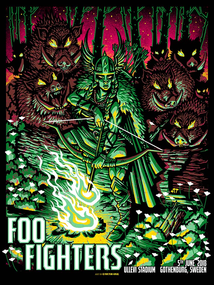 Foo Fighters Sweden 2018 by Munk One