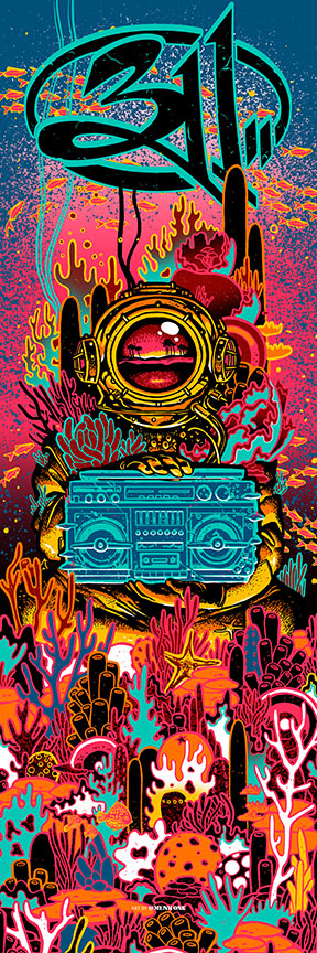 311 SkateBoard and Print by Munk One 2019