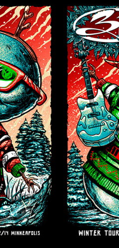 311 Winter Tour Double Poster 2019 by Munk One