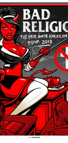 BAD RELIGION 2013 NA TOUR by Munk One