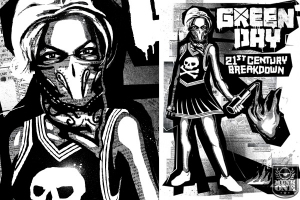 GREEN DAY CHEERLEADER by Munk One