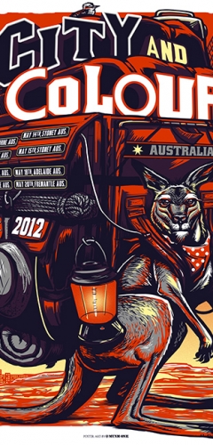 CityandColour 2012 AUSTRALIA by MUNK ONE