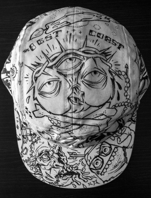 Custom Hand Drawn Hat by Munk One