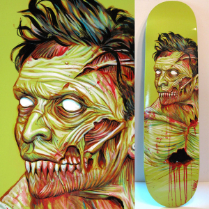 Heartless Custom Board Art by Munk One