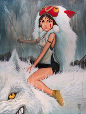 PRINCESS MONONOKE by Munk One