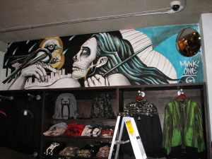UP IN STORE Mural by Munk One