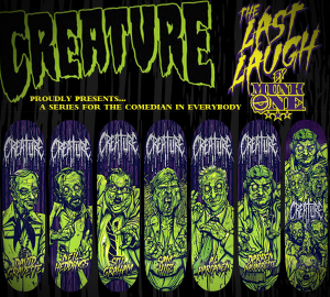 CREATURE LAST LAUGH FLYER by Munk One